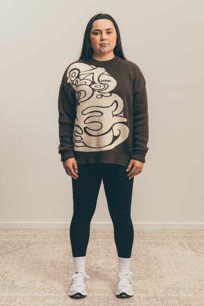 Tiki Knit – Brown (Pre-Order)