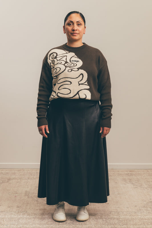 Tiki Knit – Brown (Pre-Order)