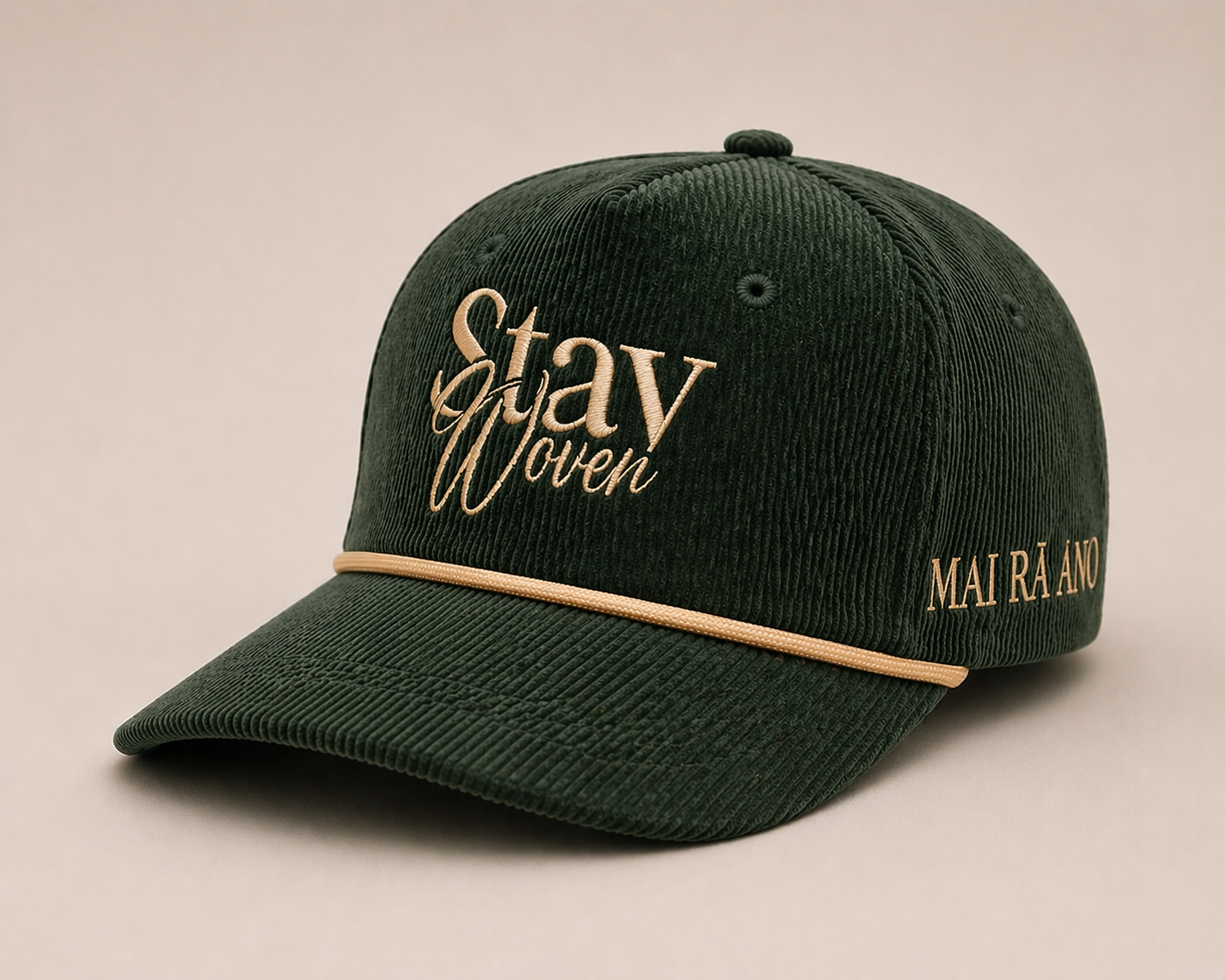 Stay woven pōtae