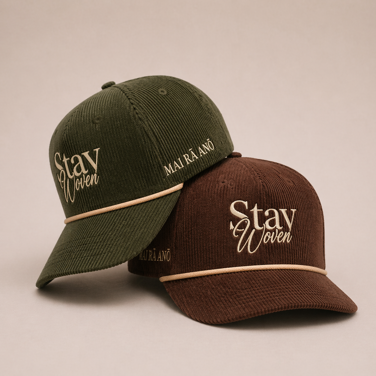 Stay woven pōtae